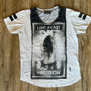 Second hand Religion T-shirt.
